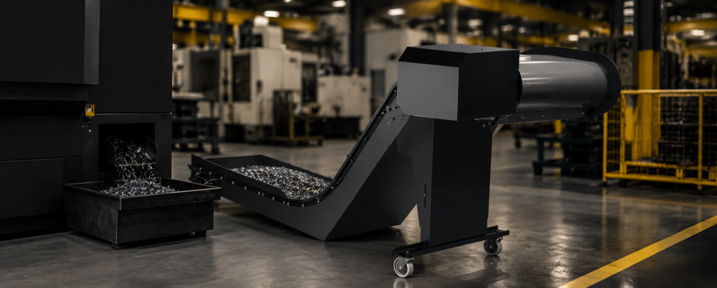 How to Size Magnetic Conveyors for Ferrous Chip-Handling Applications