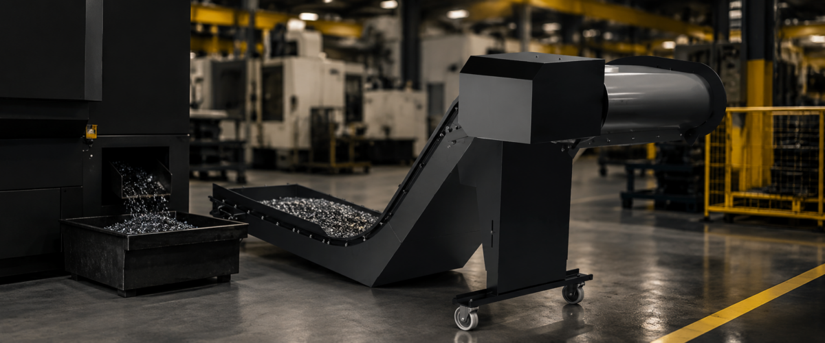 How to Size Magnetic Conveyors for Ferrous Chip-Handling Applications